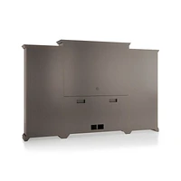 Cameo Grigio 4-Piece Glass Door Wall Unit with Storage Bookcase
