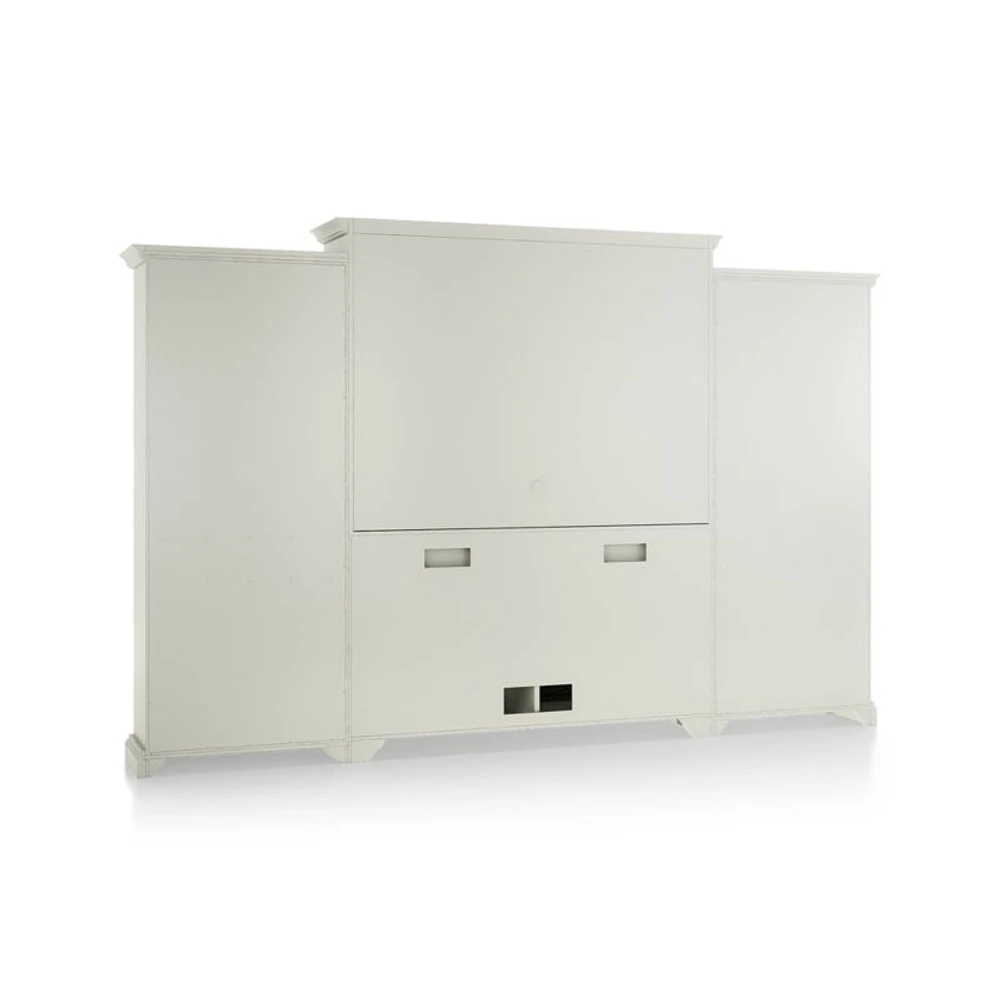 Cameo Vamelie -Piece Entertainment Center with Open Bookcases