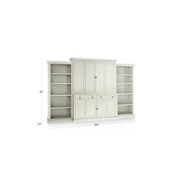 Cameo Vamelie -Piece Entertainment Center with Open Bookcases