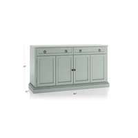 Cameo 64" Blue Grey Modular Storage Media Console