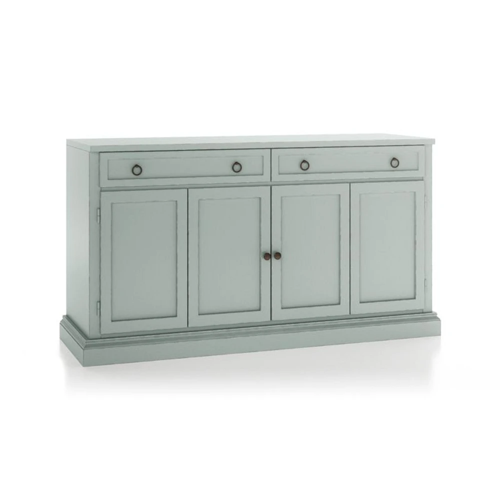 Cameo 64" Blue Grey Modular Storage Media Console