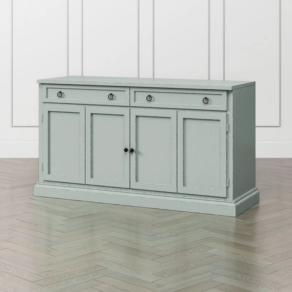 Cameo 64" Blue Grey Modular Storage Media Console