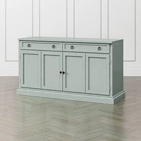 Cameo 64" Blue Grey Modular Storage Media Console