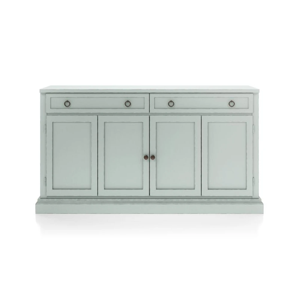 Cameo 64" Blue Grey Modular Storage Media Console
