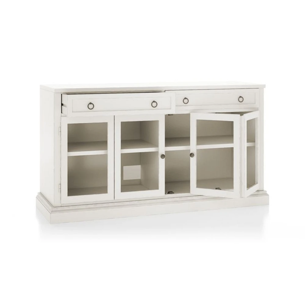 Cameo 64" Dama Modular Storage Media Console with Glass Doors