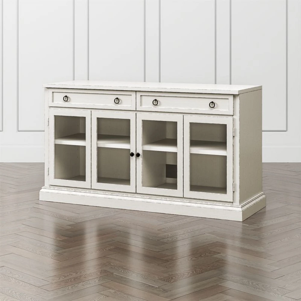 Cameo 64" Dama Modular Storage Media Console with Glass Doors