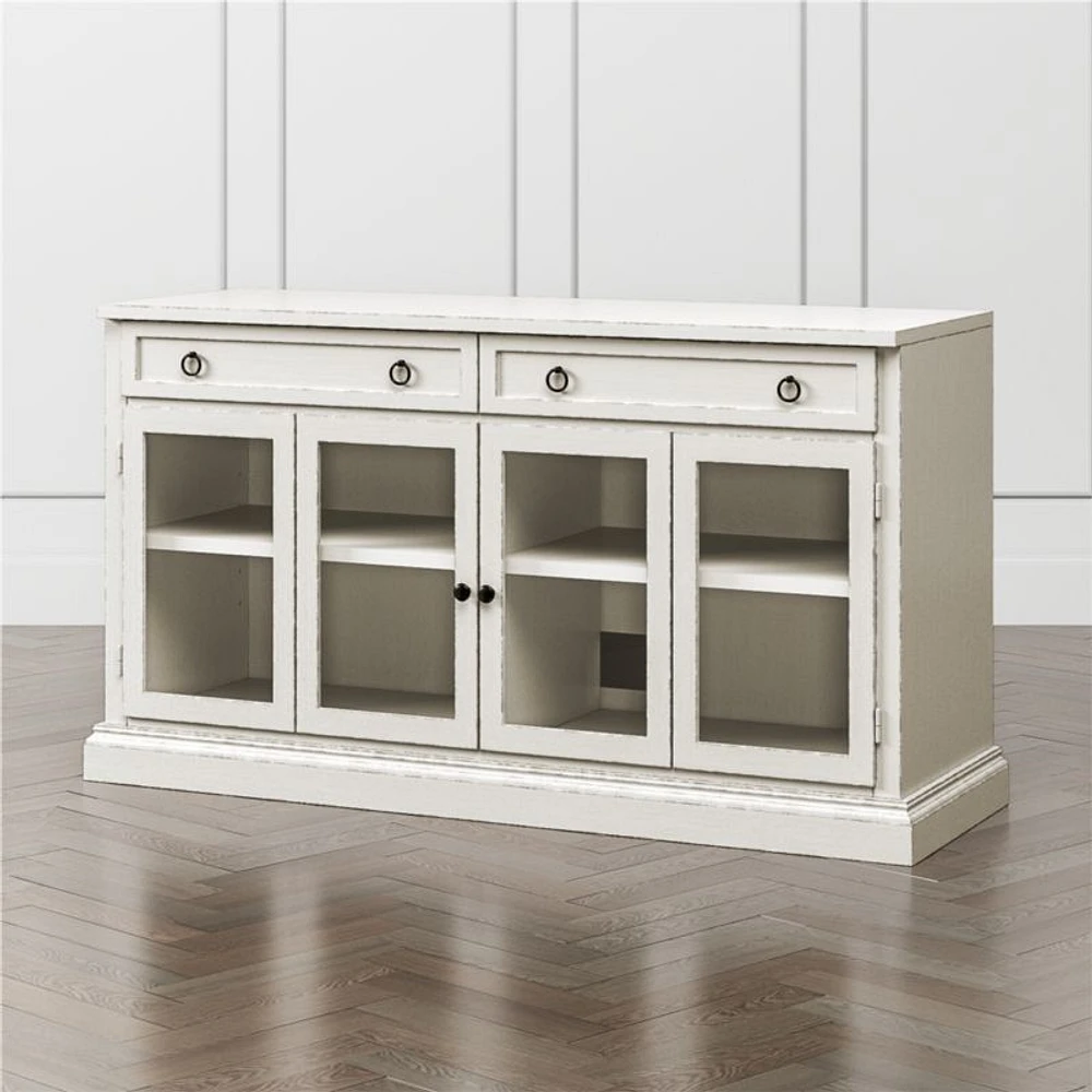 Cameo 64" Dama Modular Storage Media Console with Glass Doors