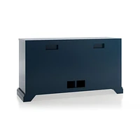 Cameo 64" Indigo Modular Storage Media Console with Glass Doors