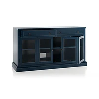Cameo 64" Indigo Modular Storage Media Console with Glass Doors