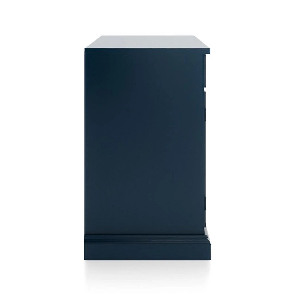 Cameo 64" Indigo Modular Storage Media Console with Glass Doors