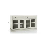 Cameo 64" Vamelie Modular Storage Media Console with Glass Doors