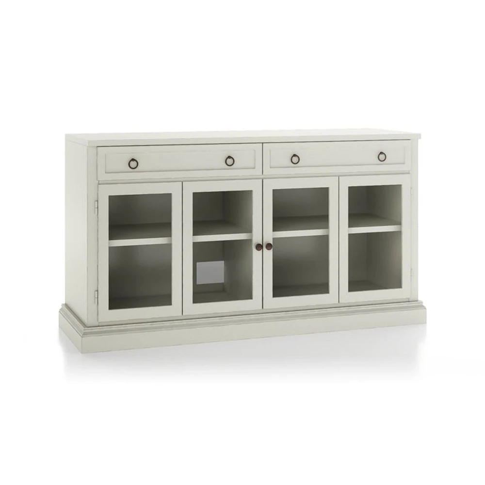 Cameo 64" Vamelie Modular Storage Media Console with Glass Doors