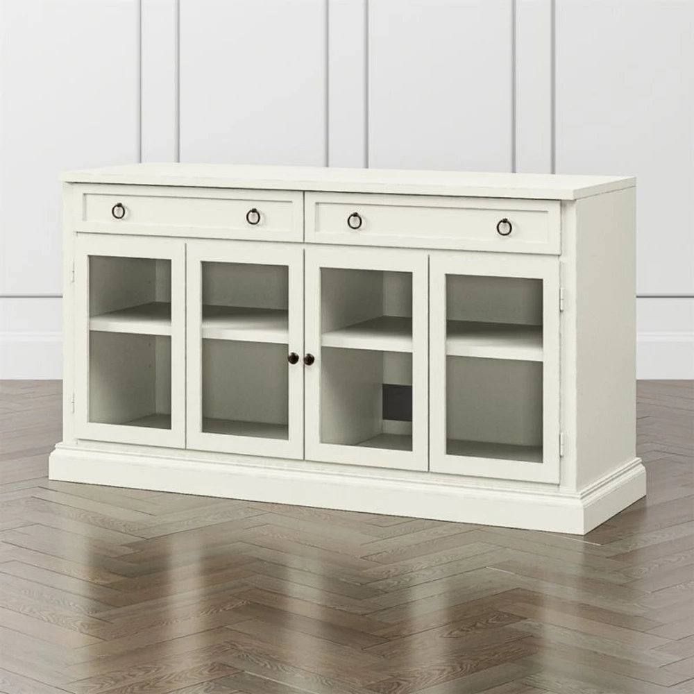 Cameo 64" Vamelie Modular Storage Media Console with Glass Doors