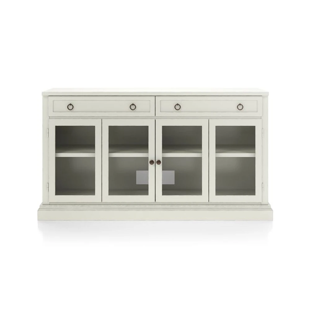 Cameo 64" Vamelie Modular Storage Media Console with Glass Doors