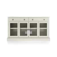 Cameo 64" Vamelie Modular Storage Media Console with Glass Doors