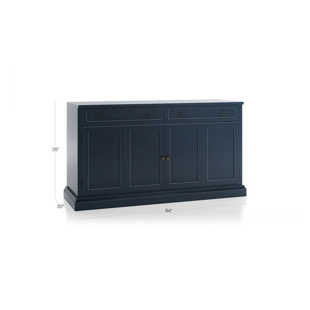 Cameo 64" Indigo Modular Storage Media Console