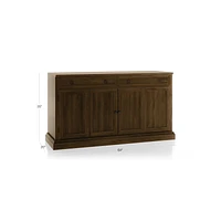 Cameo 64" Nero Noce Modular Storage Media Console