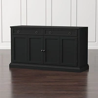 Cameo 64" Bruno Black Modular Storage Media Console