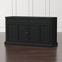 Cameo 64" Bruno Black Modular Storage Media Console