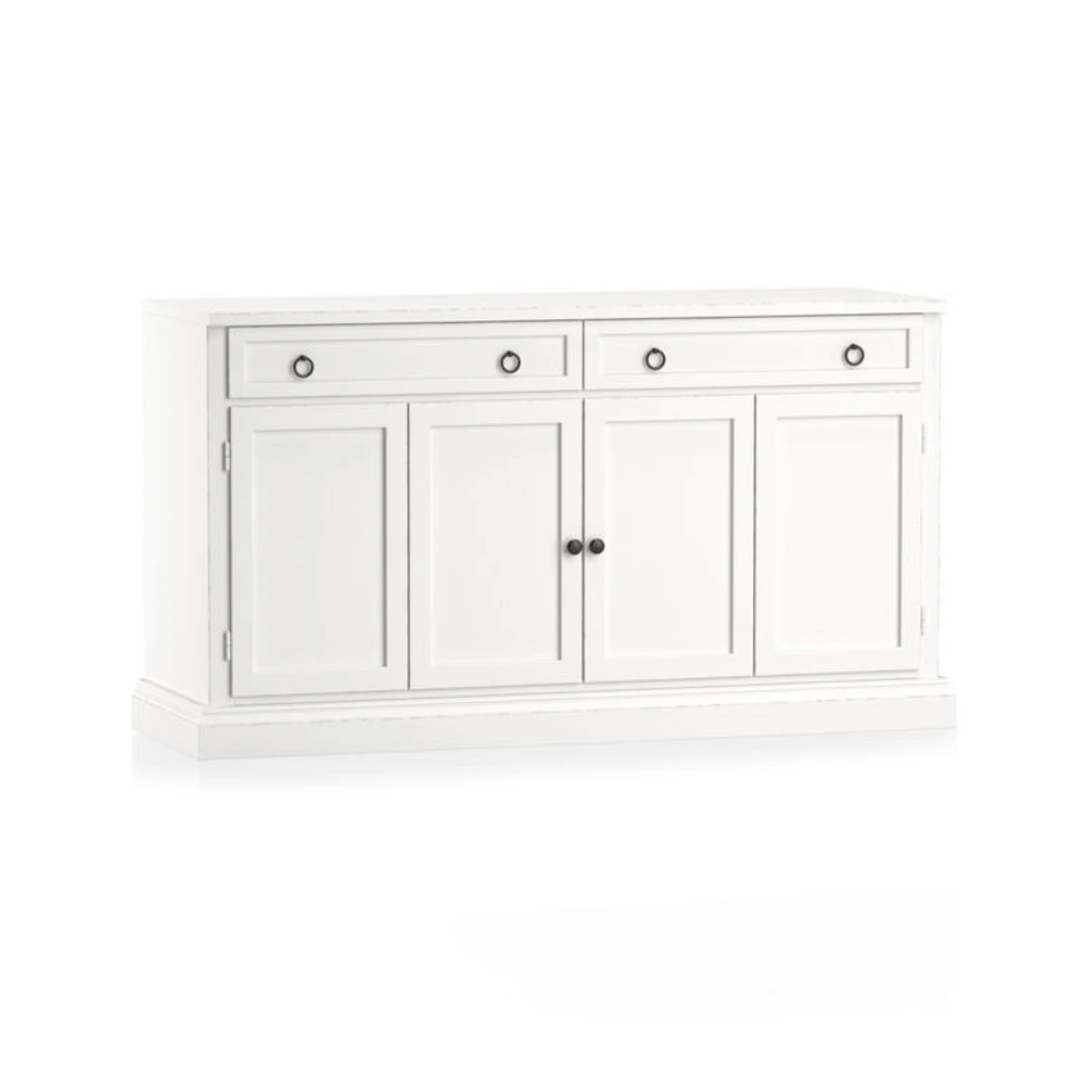 Cameo 64" White Modular Storage Media Console
