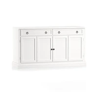 Cameo 64" White Modular Storage Media Console