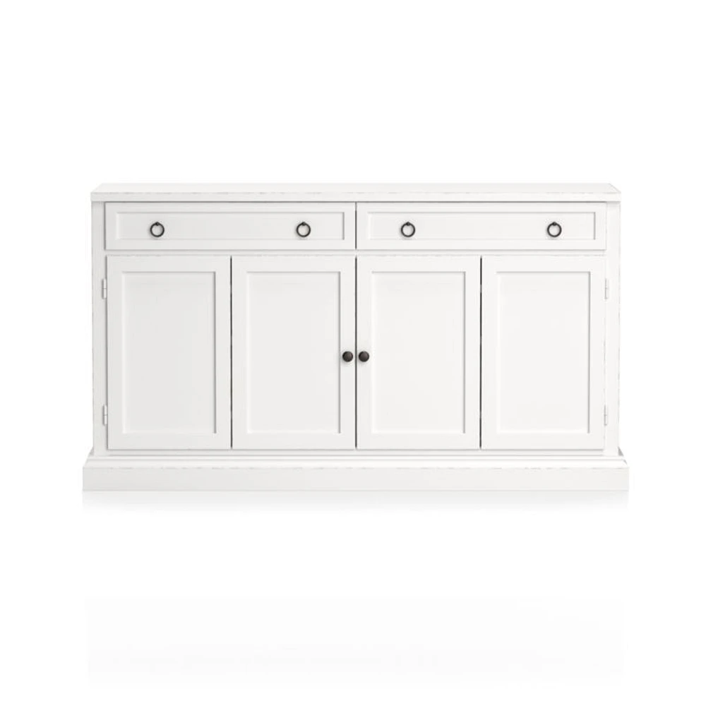 Cameo 64" White Modular Storage Media Console