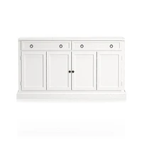 Cameo 64" White Modular Storage Media Console