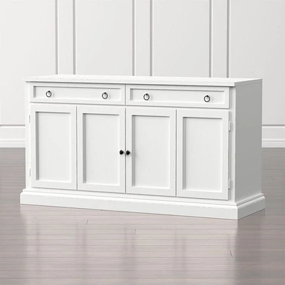 Cameo 62" White Modular Storage Media Console