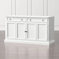 Cameo 64" White Modular Storage Media Console