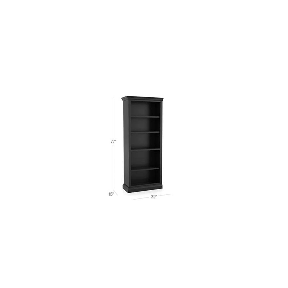 Cameo Bruno Black Left Open Bookcase
