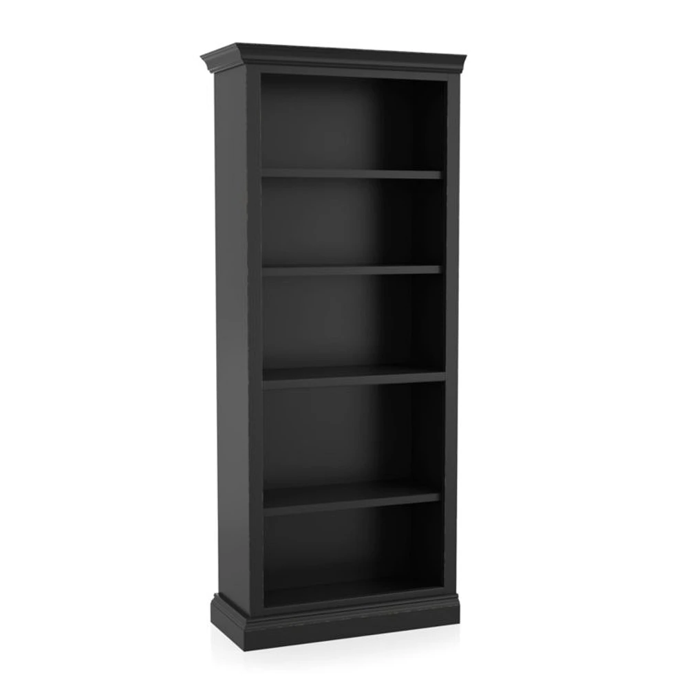 Cameo Bruno Black Left Open Bookcase
