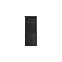 Cameo Bruno Black Left Storage Bookcase