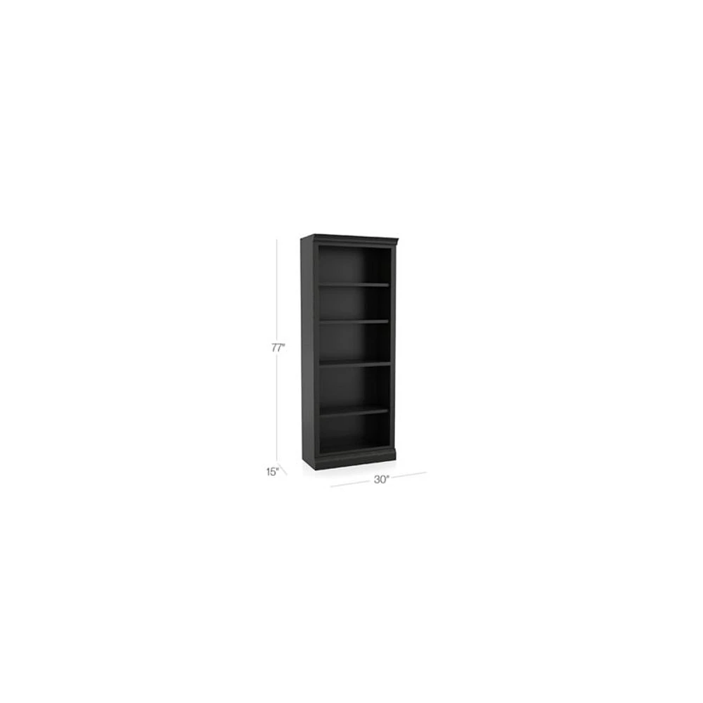 Cameo Bruno Black Middle Open Bookcase