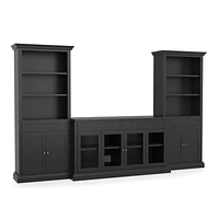 Cameo 3-Piece Modular Bruno Glass Door Storage Media Center