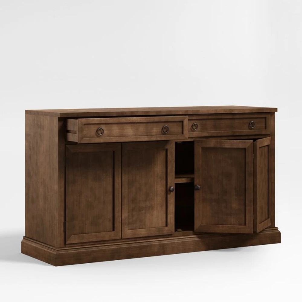Cameo 64" Nero Noce Modular Storage Media Console