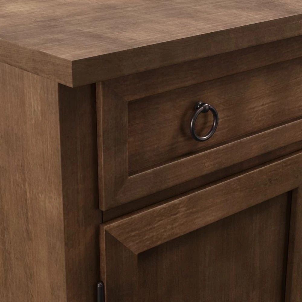 Cameo 64" Nero Noce Modular Storage Media Console
