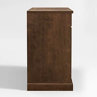 Cameo 64" Nero Noce Modular Storage Media Console