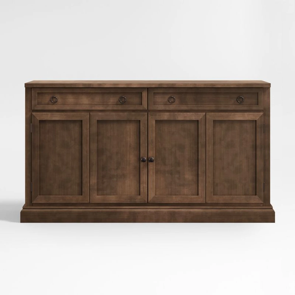 Cameo 64" Nero Noce Modular Storage Media Console