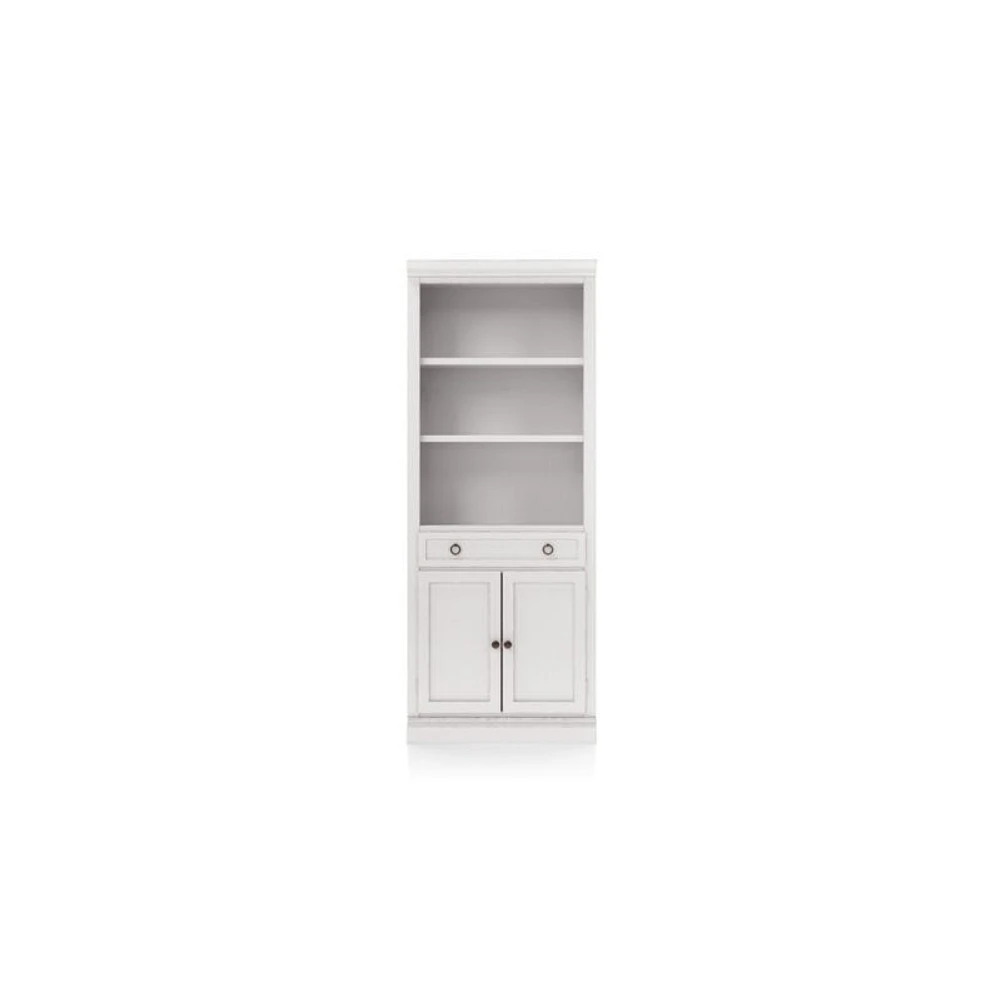 Cameo Dama Storage Bookcase with Middle Crown