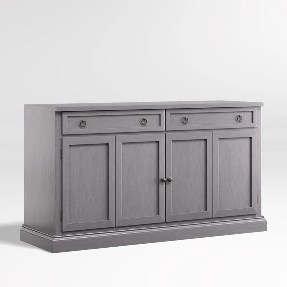 Cameo 62" Dove Grey Storage Media Console