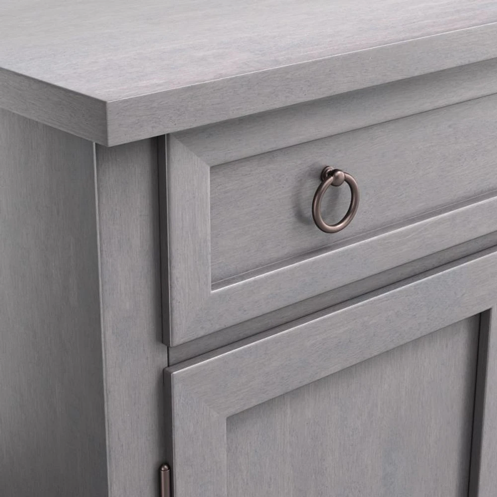 Cameo 62" Dove Grey Storage Media Console