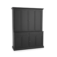 Cameo 2-Piece Bruno Black Entertainment Center
