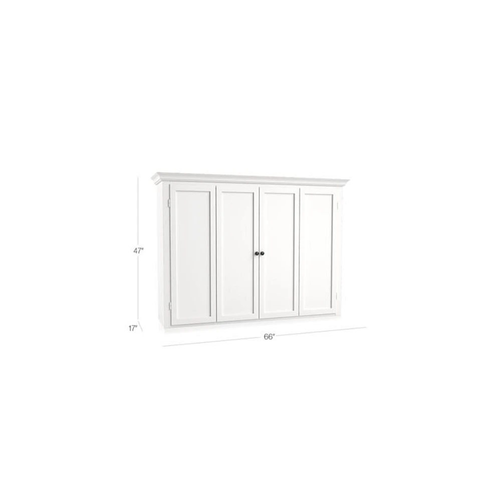 Cameo White Modular Media Hutch