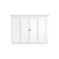 Cameo White Modular Media Hutch