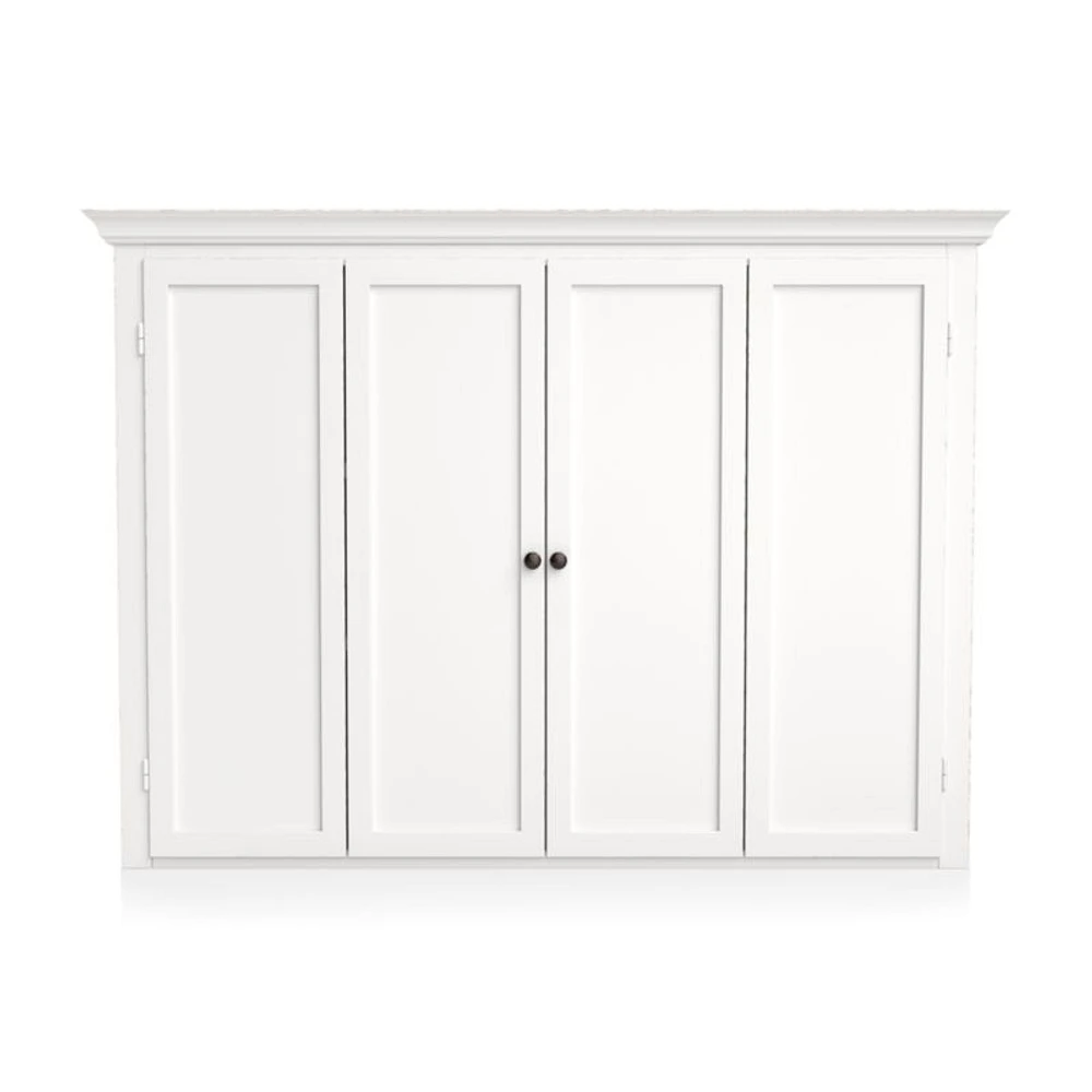 Cameo White Modular Media Hutch