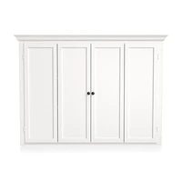 Cameo White Modular Media Hutch