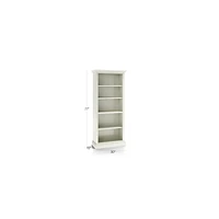 Cameo Vamelie Open Bookcase with Full Crown