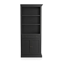 Cameo Bruno Black Right Storage Bookcase