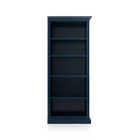 Cameo Indigo Open Bookcase with Right Crown
