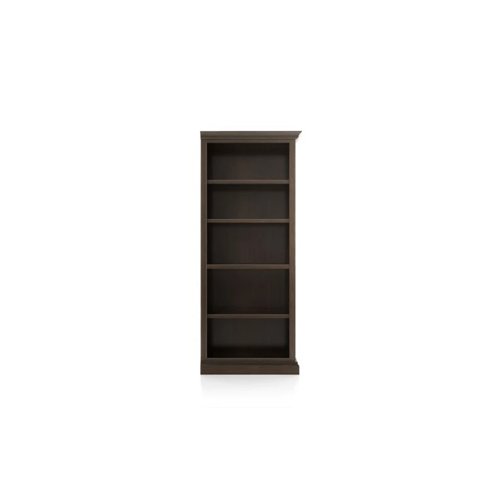 Cameo Pinot Lancaster Open Bookcase with Right Crown